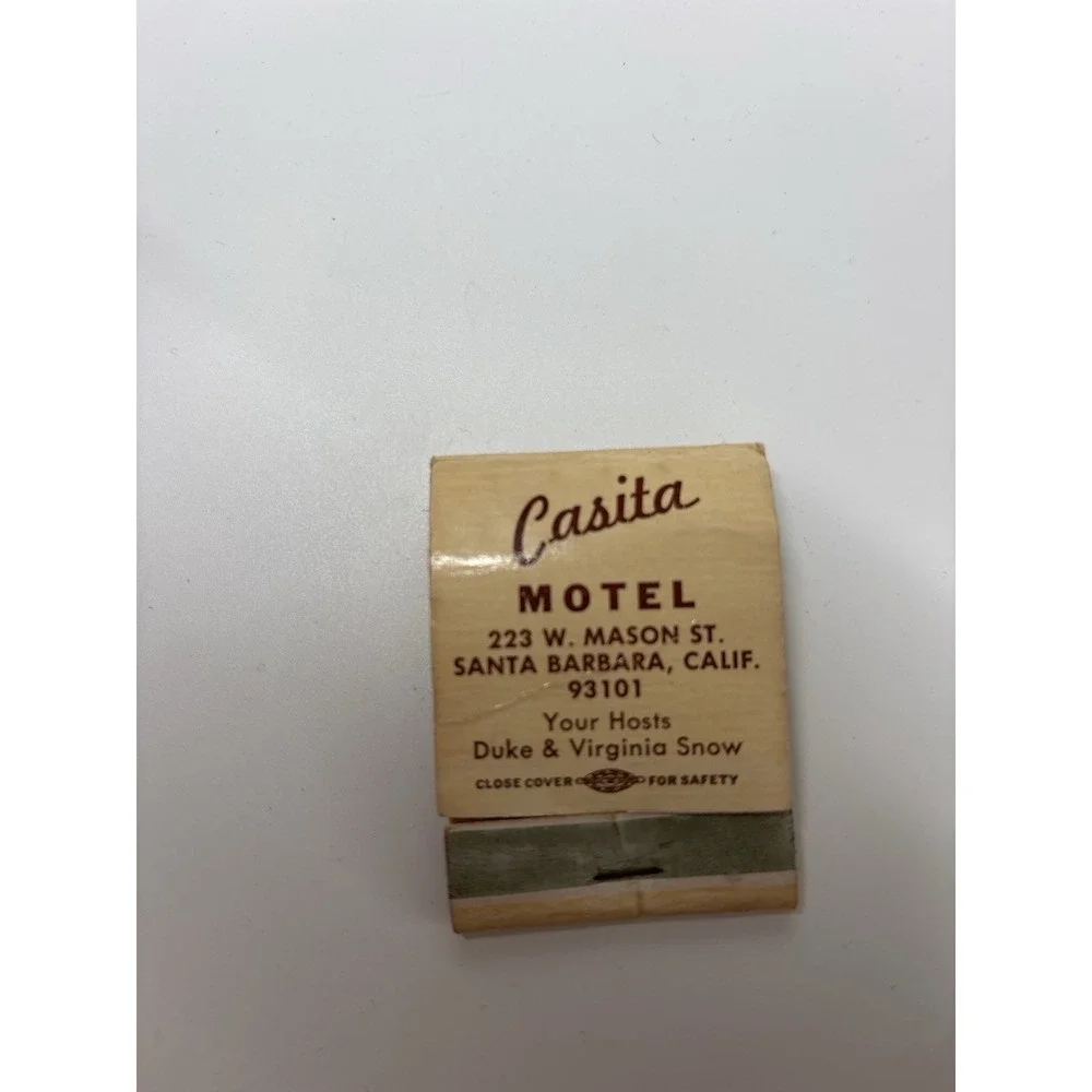 Vintage California Motel Matchbooks – Mixed Condition – Coastal CA Lot